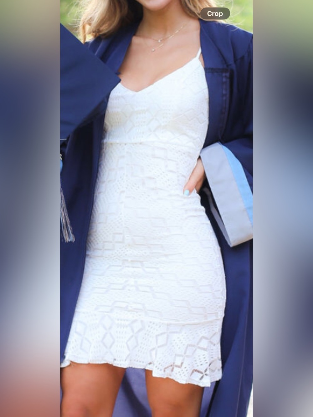 Lulu’s Midi Dress in White - Like New